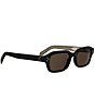 CELINE Women's CELINE 3 Dots 52mm Rectangular Sunglasses - Image 3