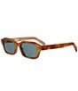 CELINE Women's CELINE 3 Dots 52mm Rectangular Sunglasses - Image 1