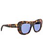 CELINE Women's CELINE 3 Dots 53mm Geometric Sunglasses - Image 3