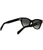 CELINE Women's CELINE 3 Dots HD 52mm Cat Eye Sunglasses - Image 5