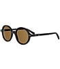 CELINE Women's CELINE DEFILE 48mm Round Sunglasses - Image 1