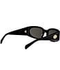 CELINE Women's Journey 57mm Rectangle Sunglasses - Image 5