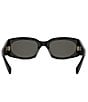 CELINE Women's Journey 57mm Rectangle Sunglasses - Image 6