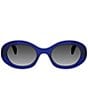 CELINE Women's Triomphe 52mm Oval Sunglasses - Image 2