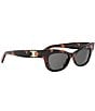 CELINE Women's Triomphe 53mm Cat Eye Sunglasses - Image 3