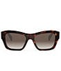 CELINE Women's Triomphe 54mm Gradient Butterfly Sunglasses - Image 2