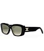 CELINE Women's Triomphe 55mm Rectangle Sunglasses - Image 1