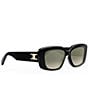 CELINE Women's Triomphe 55mm Rectangle Sunglasses - Image 3