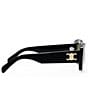 CELINE Women's Triomphe 55mm Rectangle Sunglasses - Image 4