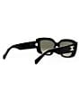 CELINE Women's Triomphe 55mm Rectangle Sunglasses - Image 5