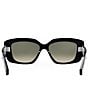 CELINE Women's Triomphe 55mm Rectangle Sunglasses - Image 6