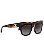 CELINE Women's Triomphe 55mm Square Sunglasses - Image 3