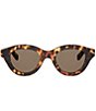 CELINE Women's Triomphe Mini 47mm Pantos Round Sunglasses - Image 2