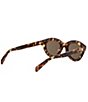 CELINE Women's Triomphe Mini 47mm Pantos Round Sunglasses - Image 5