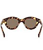 CELINE Women's Triomphe Mini 47mm Pantos Round Sunglasses - Image 6