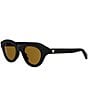 CELINE Women's Triomphe Mini 47mm Round Sunglasses - Image 1