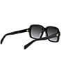 CELINE Women's Triomphe Mini 54mm Geometric Sunglasses - Image 5