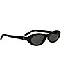 CELINE Women's Triomphe Mini 54mm Oval Sunglasses - Image 3