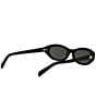 CELINE Women's Triomphe Mini 54mm Oval Sunglasses - Image 5