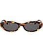 CELINE Women's Triomphe Mini 54mm Oval Sunglasses - Image 2
