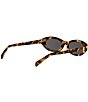 CELINE Women's Triomphe Mini 54mm Oval Sunglasses - Image 5