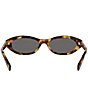 CELINE Women's Triomphe Mini 54mm Oval Sunglasses - Image 6