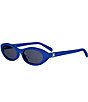 CELINE Women's Triomphe Mini 54mm Oval Sunglasses - Image 1