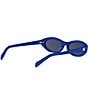 CELINE Women's Triomphe Mini 54mm Oval Sunglasses - Image 5
