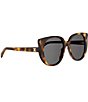 CELINE Women's Triomphe Mini 55mm Butterfly Sunglasses - Image 3