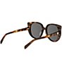 CELINE Women's Triomphe Mini 55mm Butterfly Sunglasses - Image 5