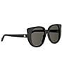 CELINE Women's Triomphe Mini 55mm Butterfly Sunglasses - Image 3