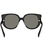 CELINE Women's Triomphe Mini 55mm Butterfly Sunglasses - Image 6