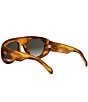 CELINE Women's Triomphe Stamp 57mm Gradient Aviator Sunglasses - Image 6