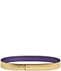 Cesoli 1.2#double; Metallic Reversible Leather Belt - Image 1