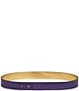 Cesoli 1.2#double; Metallic Reversible Leather Belt - Image 2