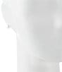 Color:White - Image 2 - 10mm Fresh Water Pearl Stud Earrings