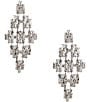 Cezanne Baguette Blocks Chandelier Earrings - Image 1