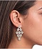 Cezanne Baguette Blocks Chandelier Earrings - Image 2
