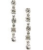 Cezanne Baguette Chain Drop Earrings - Image 1