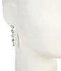 Cezanne Baguette Chain Drop Earrings - Image 2