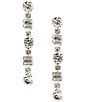 Cezanne Baguette Chain Drop Earrings - Image 1