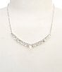 Cezanne Baguette Deco Trim Rhinestone Collar Necklace - Image 1