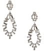 Cezanne Baguette Loop Statement Drop Earrings - Image 1