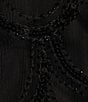 Color:Black - Image 4 - Beaded Scallop Capelet
