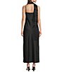 Cezanne Black Sequin Oblong Tassel Scarf - Image 2
