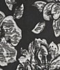 Cezanne Brocade Flower Evening Wrap, Color:Black - Image 3