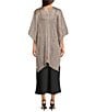 Cezanne Champagne Chevron Weave Kimono - Image 2