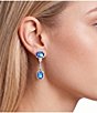 Cezanne Cristina Blue Drop Earrings - Image 2