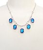 Cezanne Cristina Blue Statement Necklace - Image 1
