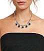 Cezanne Cristina Blue Statement Necklace - Image 2